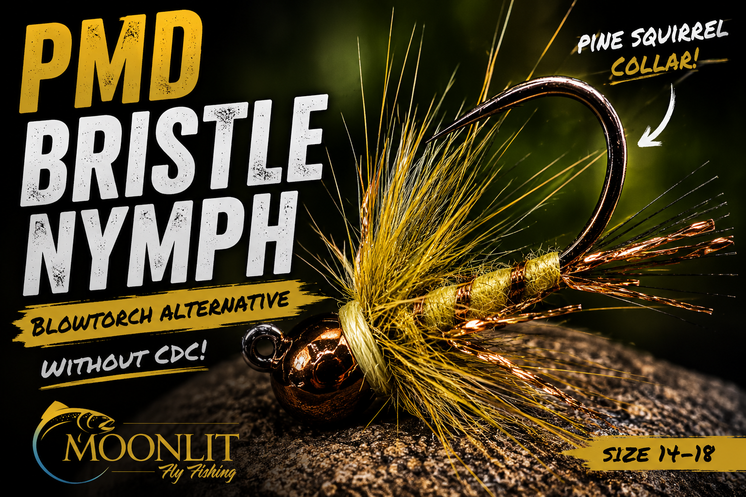 PMD Bristle Nymph: Rethinking the CDC Collar With Pine Squirrel