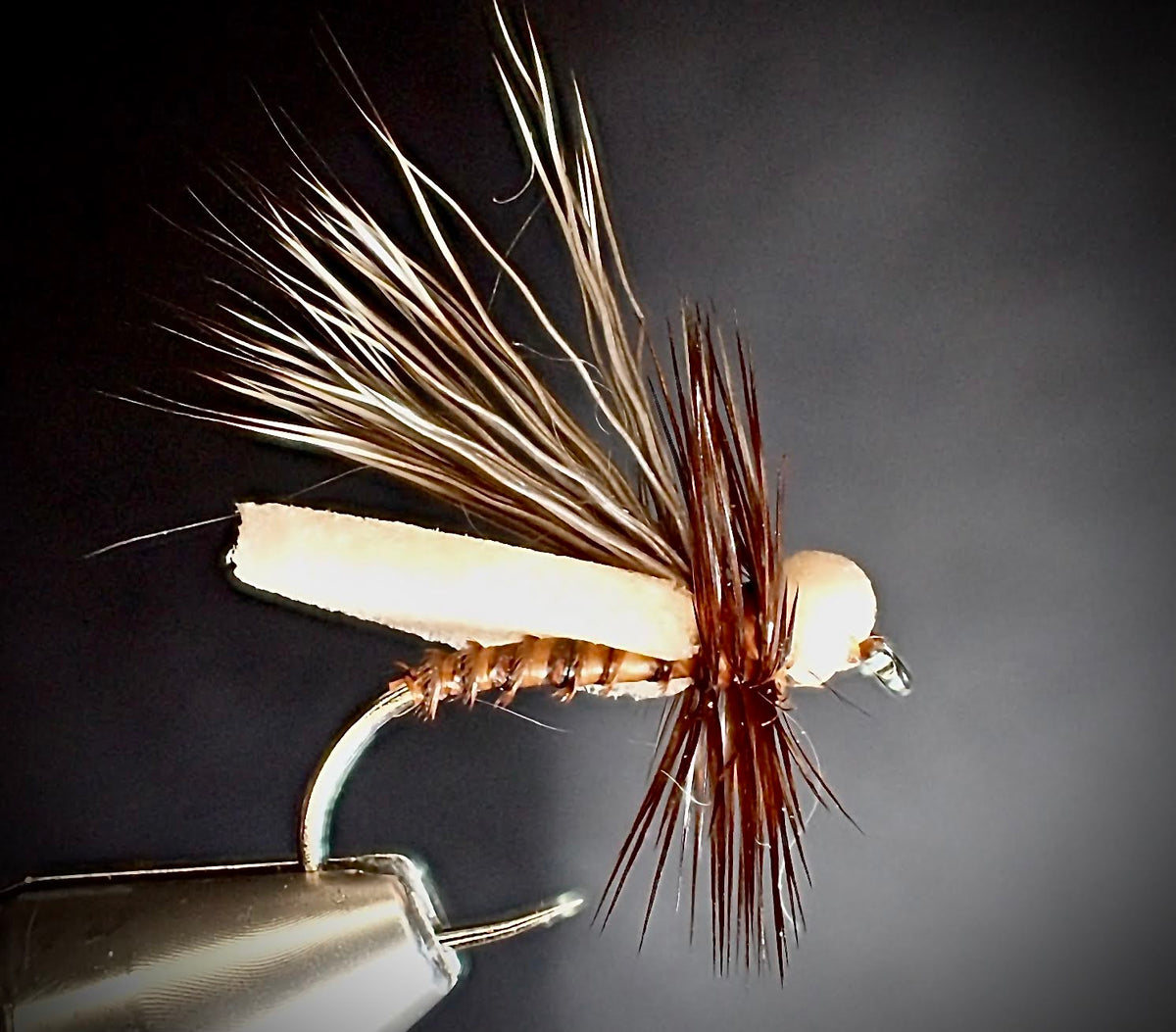October Never Sink Caddis Dry Fly Pattern — Moonlit Fly Fishing
