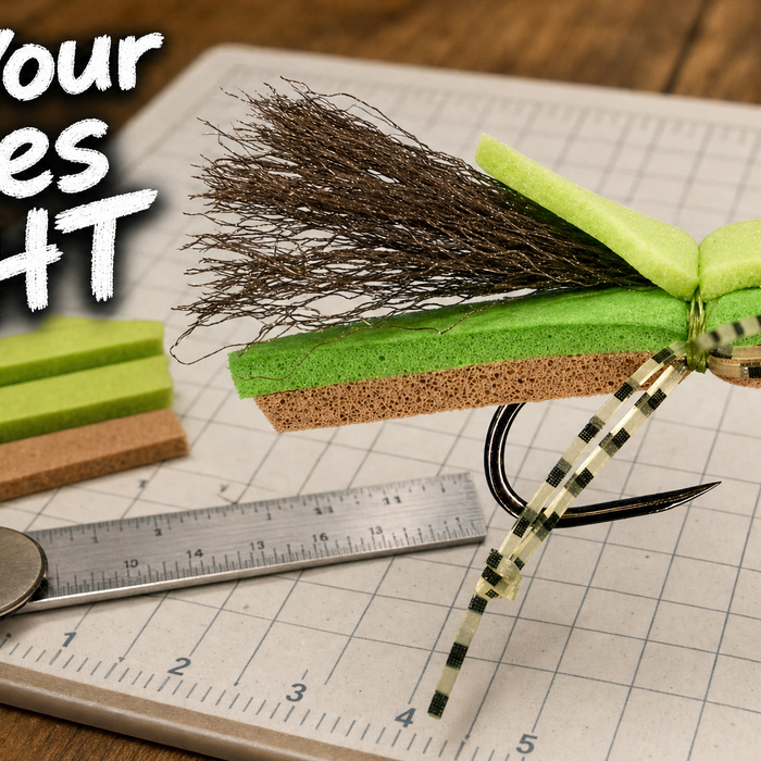 Cut Perfect Foam Hopper Bodies with a Rotary Cutter | Better Than Expensive Fly Tying Body Cutters