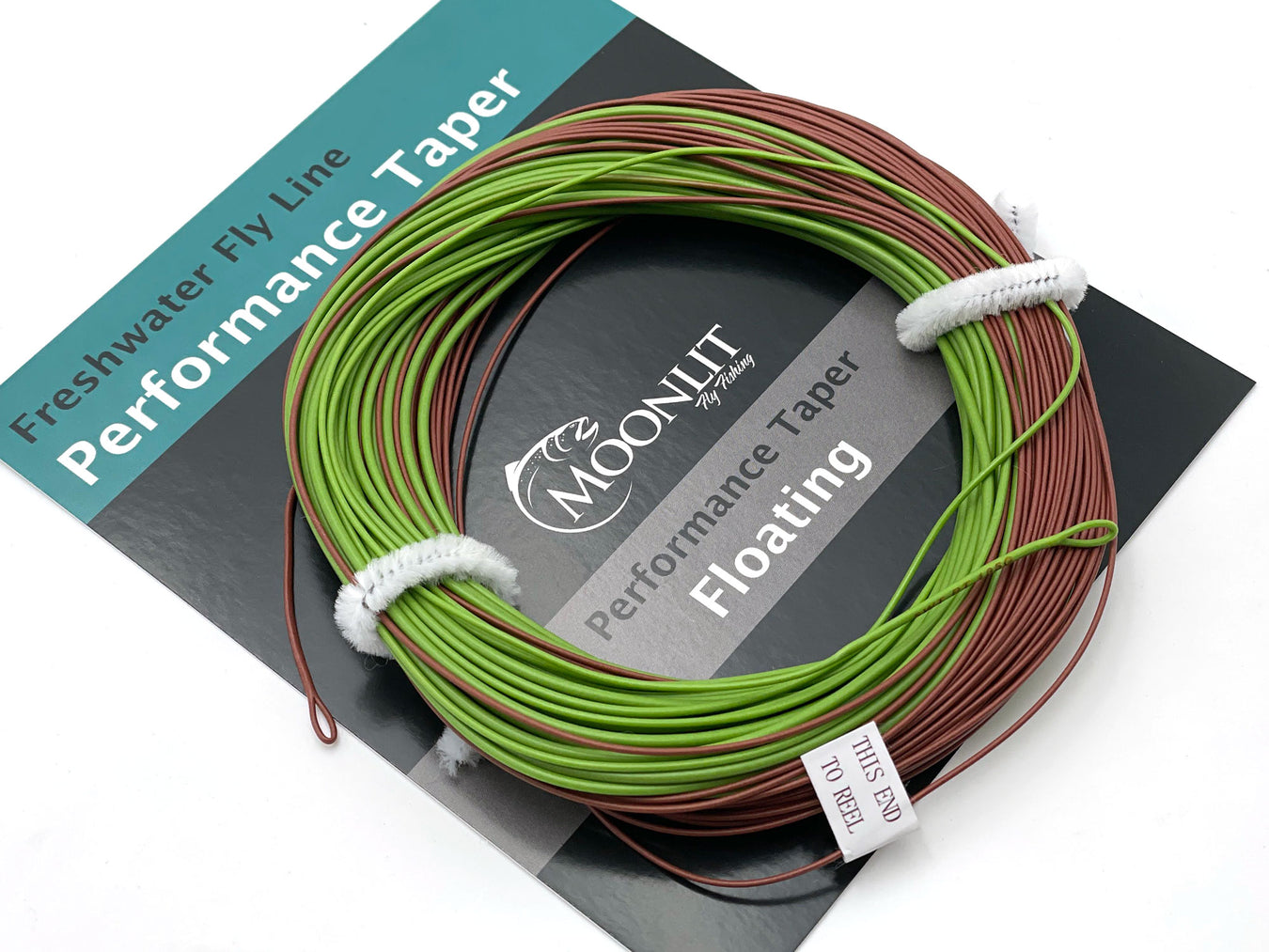 Performance Taper Freshwater Fly Line Olive & Brown from Moonlit Fly Fishing