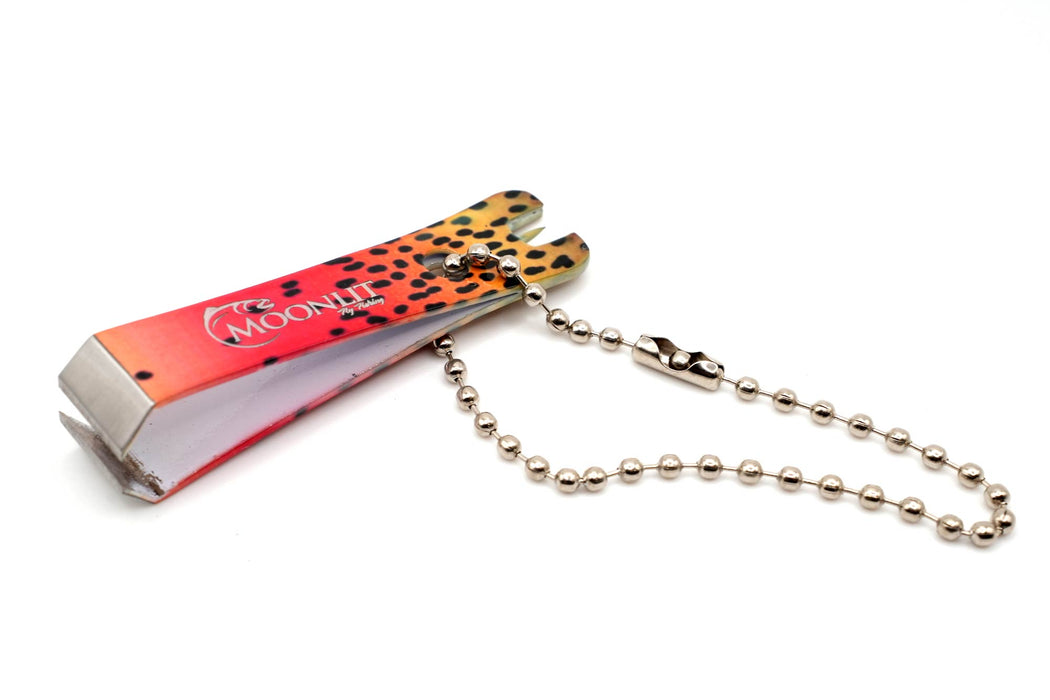 Trout Skin Line Nipper w/ Eye Cleaner (Moonlit)