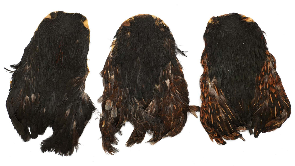 India Hen Neck feather patch (Moonlit)