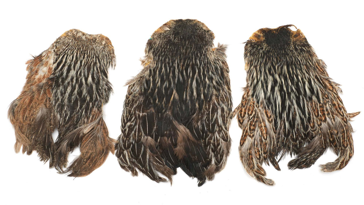 India Hen Neck feather patch (Moonlit)