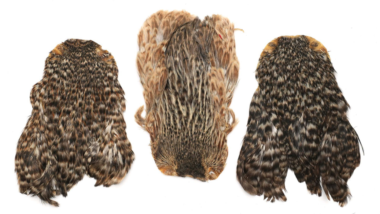 India Hen Neck feather patch (Moonlit)