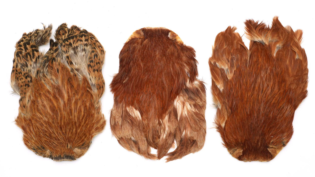 India Hen Neck feather patch (Moonlit)