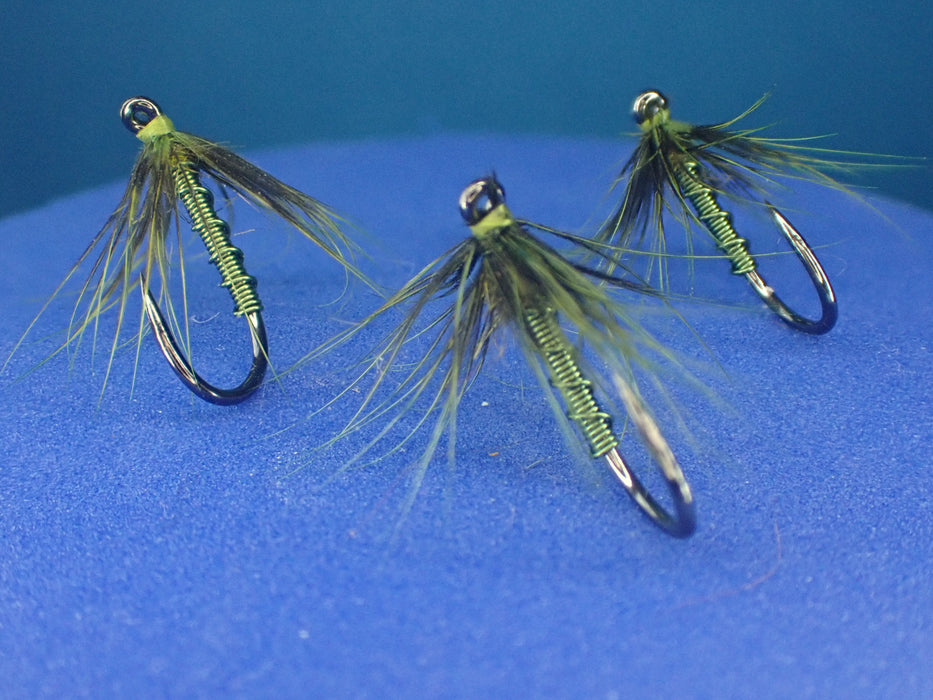 Green Drake Wire Body Greenwells North Country Spider Fly Tying Kit