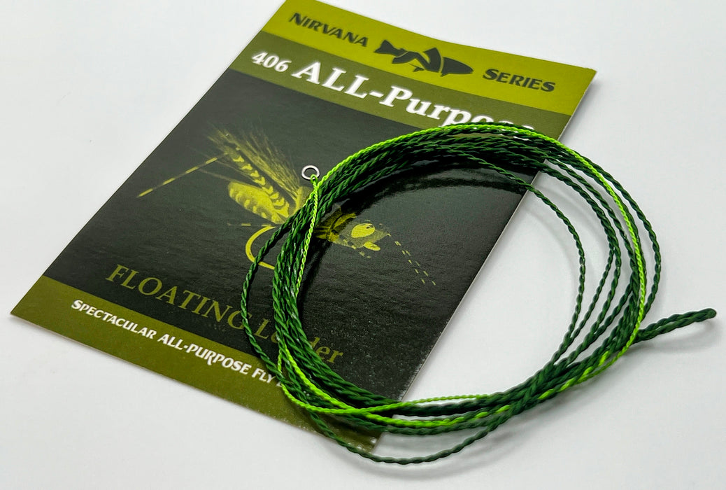 All-Purpose Furled Leader HiVis Indicator (FLOATING Fly Fishing Leader)