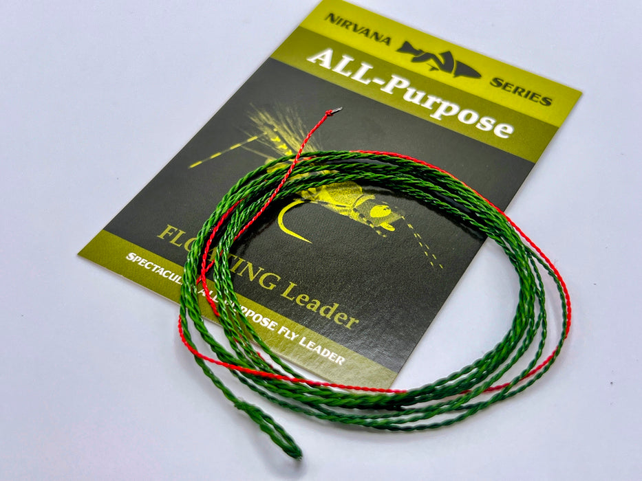 All-Purpose Furled Leader HiVis Indicator (FLOATING Fly Fishing Leader)