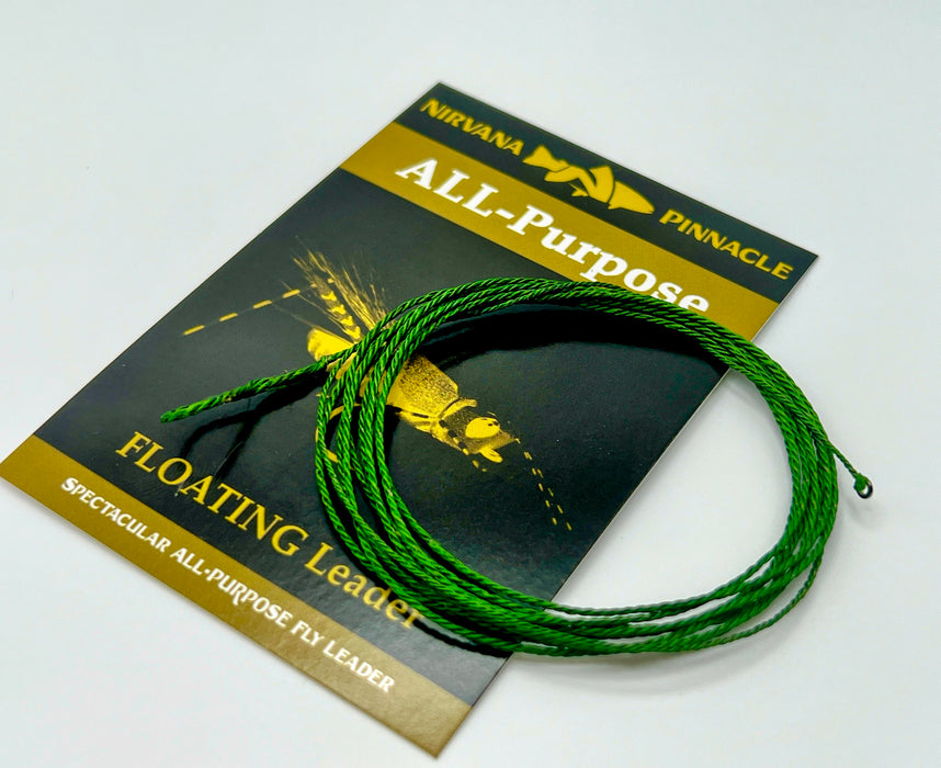NIRVANA Pinnacle All-Purpose Furled Leader (FLOATING Fly Fishing Leader)