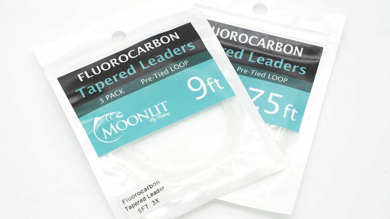 Fluorocarbon Tapered Leaders with Knotted LOOP (Moonlit)