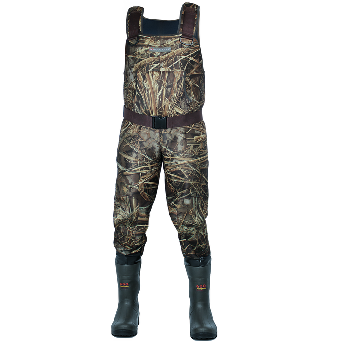 BAYOU 3.5mm Neoprene Camo Chest Wader 600g Boots