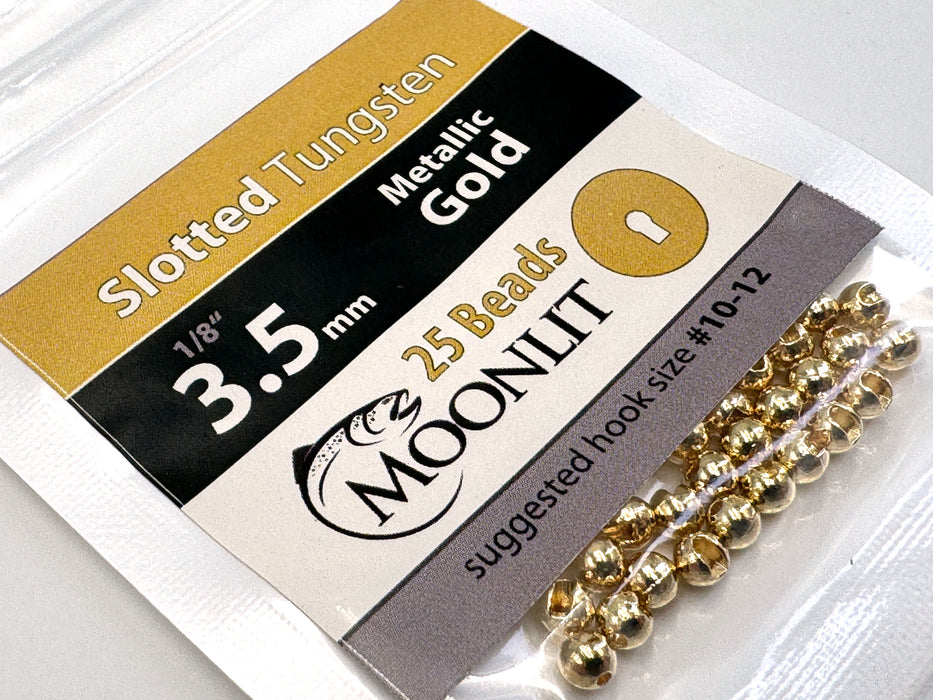 Billes Fendues en Tungstène - Jaune Tacheté Mat - Premium – La Fine Mouche Billes Fendues en Tungstène - Jaune Tacheté Mat - Premium – La Fine Mouche