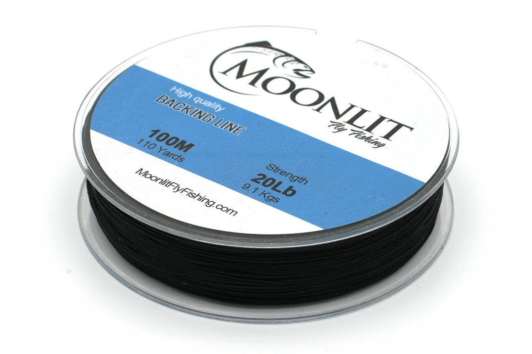 Moonlit Fly Line Backing 20 Lbs / Speckled White