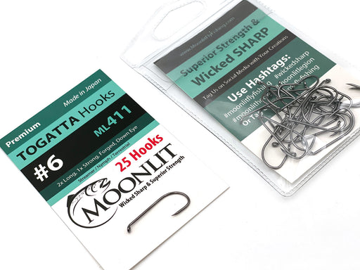 TOGATTA ML411 Premium Barbless Hook | Moonlit Fly Fishing #4 (25 pack) TOGATTA ML411 Premium Barbless Hook | Moonlit Fly Fishing #4 (25 pack)