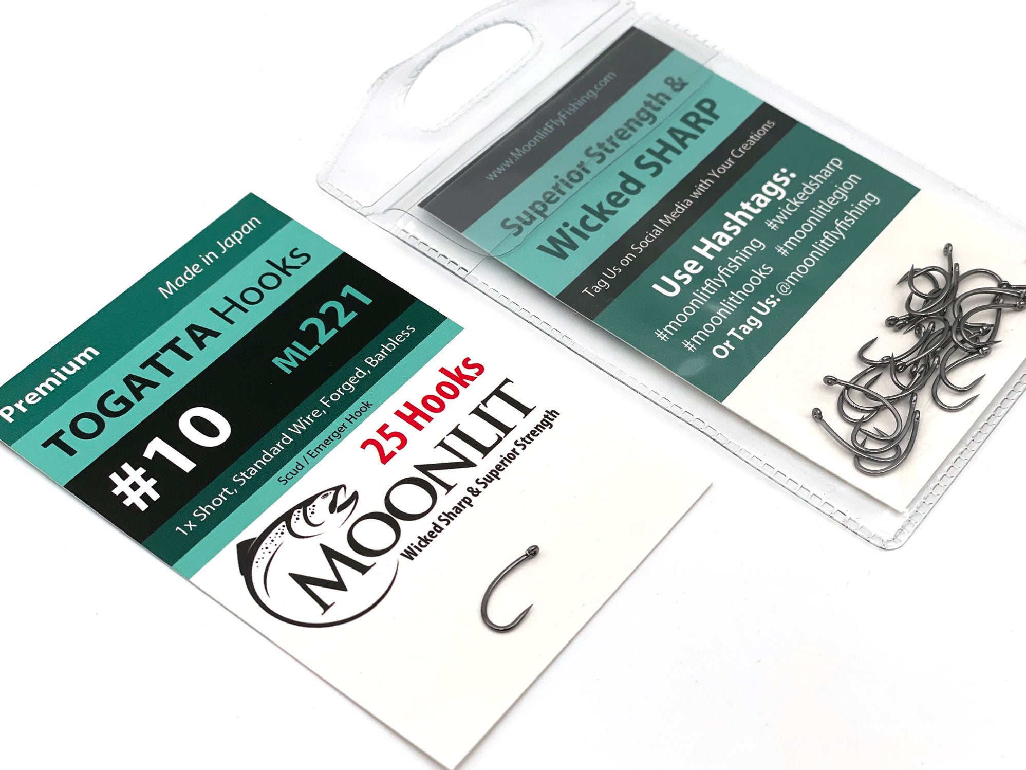 Moonlit TOGATTA, ML Series, Dohiku Hooks — Moonlit Fly Fishing