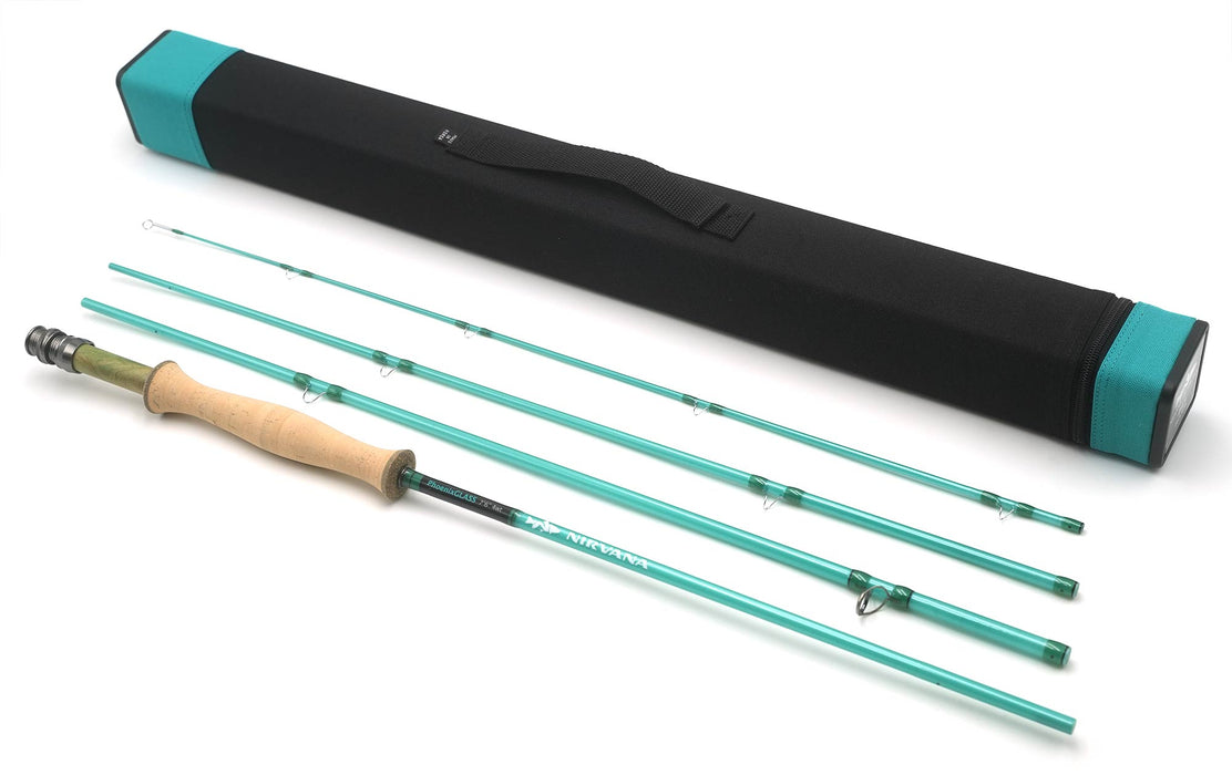 bass fishing fiberglass fly rod NIRVANA PhoenixGLASS Fiberglass Fly Rod | NIRVANA On The Fly 8wt