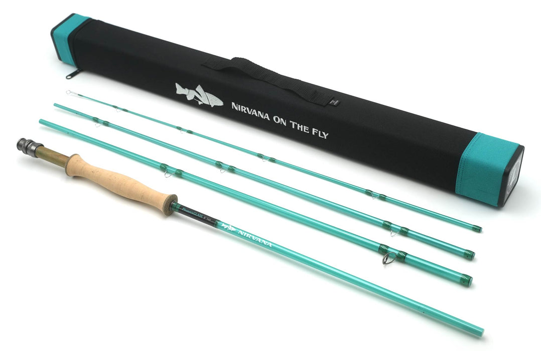 bass fishing fiberglass fly rod 6wt | 8ft 6in | 3pc | bamboo 2 fiberglass for smooth What are good fiberglass fly