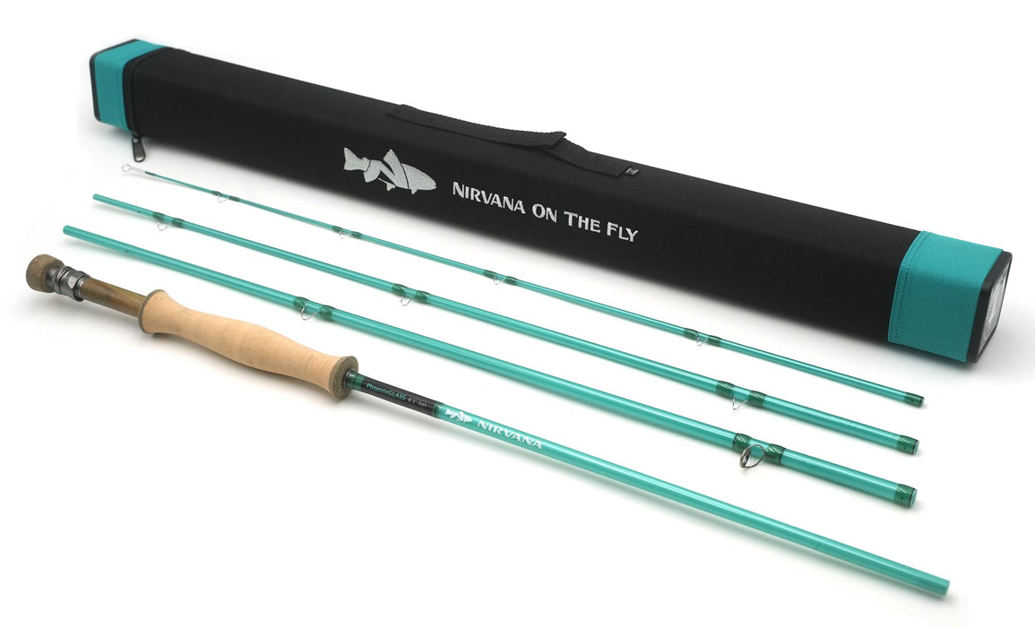 NIRVANA PhoenixGLASS Fiberglass Fly Rod | NIRVANA On The Fly 8wt