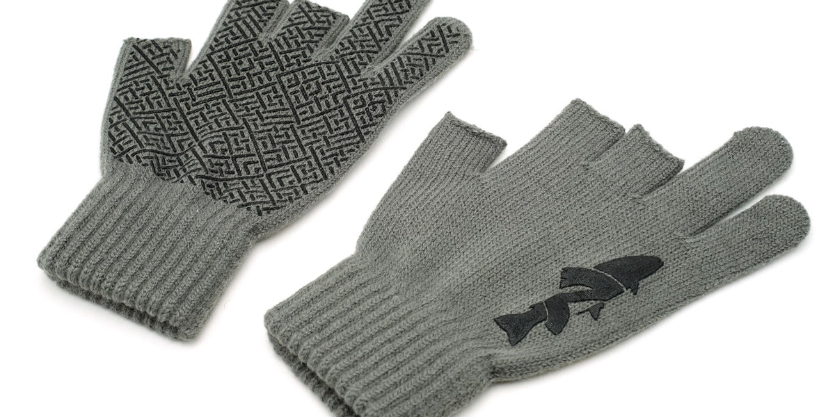 Glove Wool Device Angler's Creek 小物 Wooly Fish – Weather Cold for Grip Wool | Glove Finger Full Long 小物