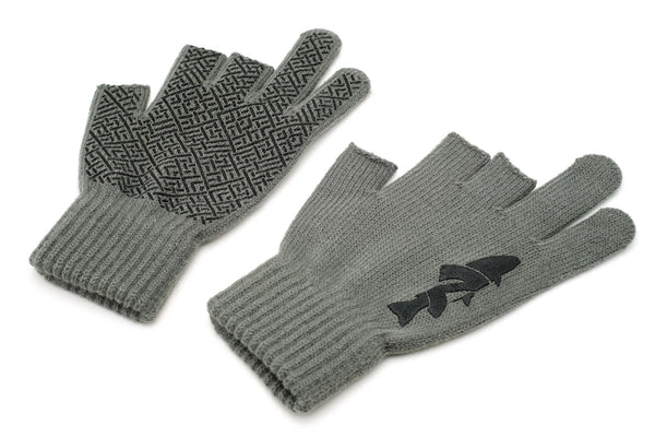 NIRVANA Knitted Fishing Gloves 3-Cut Fingers (NOT WOOL) — Moonlit