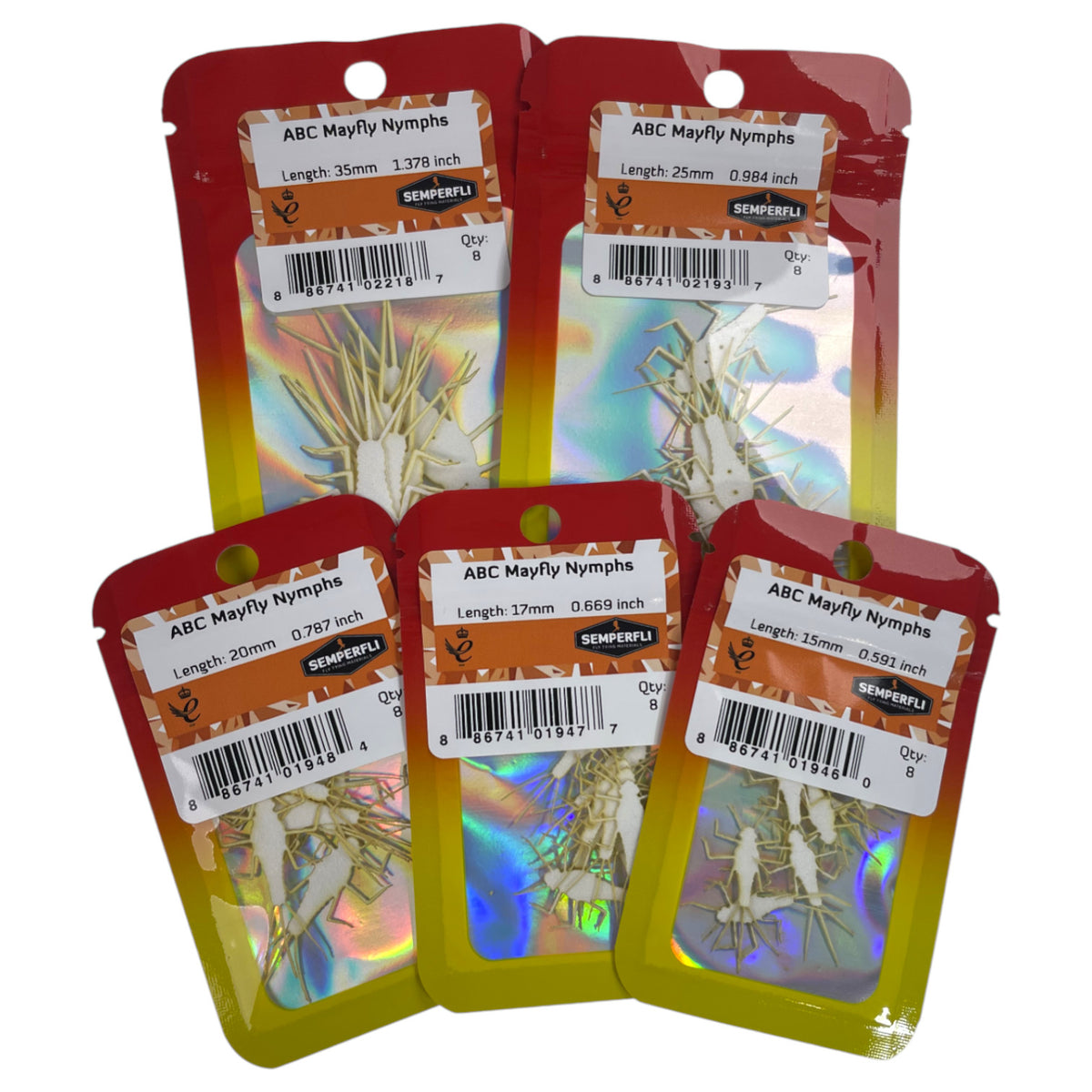 ABC Mayfly Nymphs Kit — Moonlit Fly Fishing