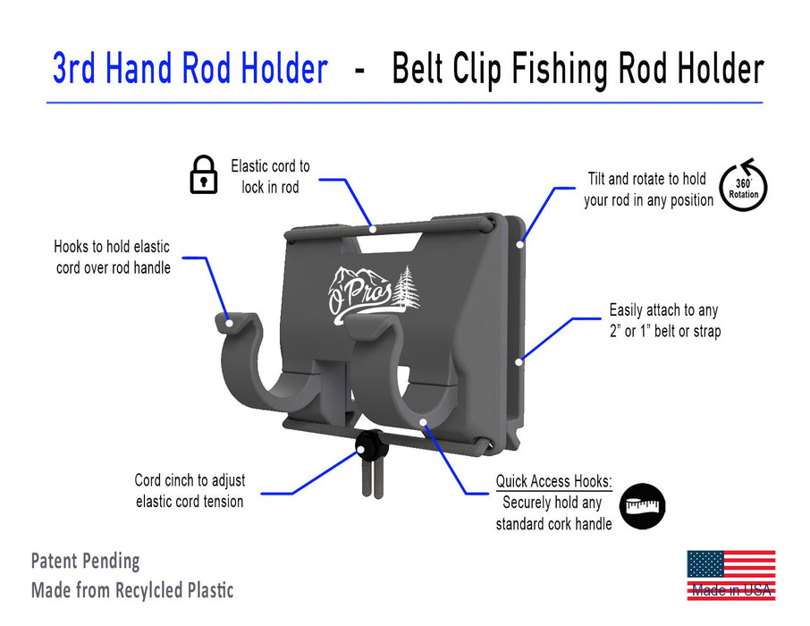 3rd hand fishing rod holder 3rd Hand Rod Holder — Moonlit Fly Fishing
