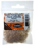 Semperfli Gold Holo Fleck Chenille 15mm