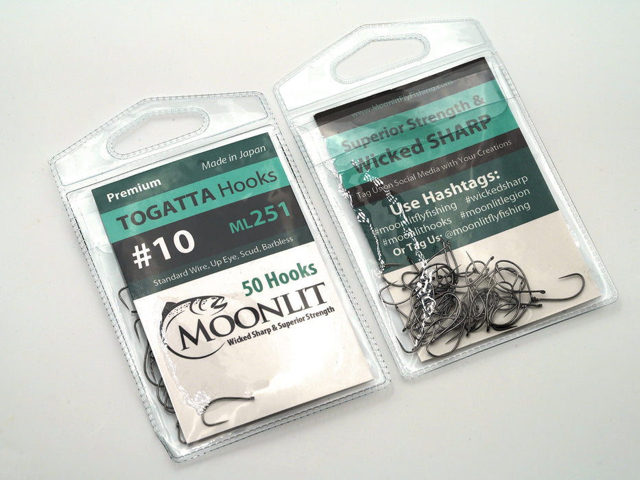 TOGATTA ML251 Premium Barbless Hook (50 pack) | Moonlit Fly Fishing TOGATTA ML251 Premium Barbless Hook (50 pack) | Moonlit Fly Fishing