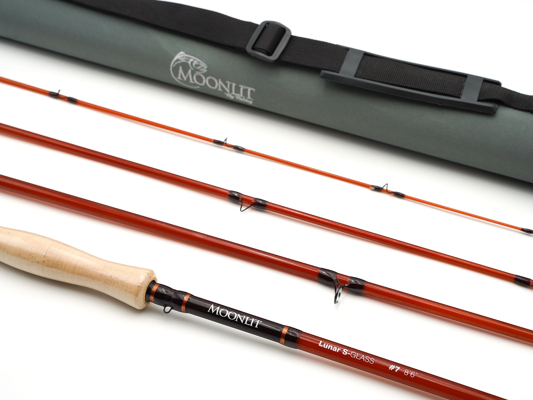 Moonlit Lunar SGLASS Fiberglass Fly Rod Moonlit Fly Fishing