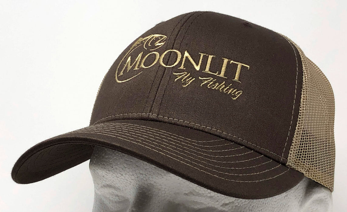 Moonlit Fly Fishing Trucker Hats