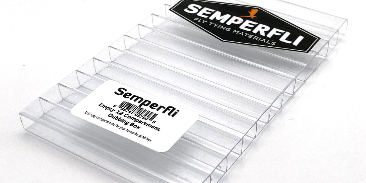 SemperFli Empty 12 Compartment Dubbing Box — Moonlit Fly Fishing