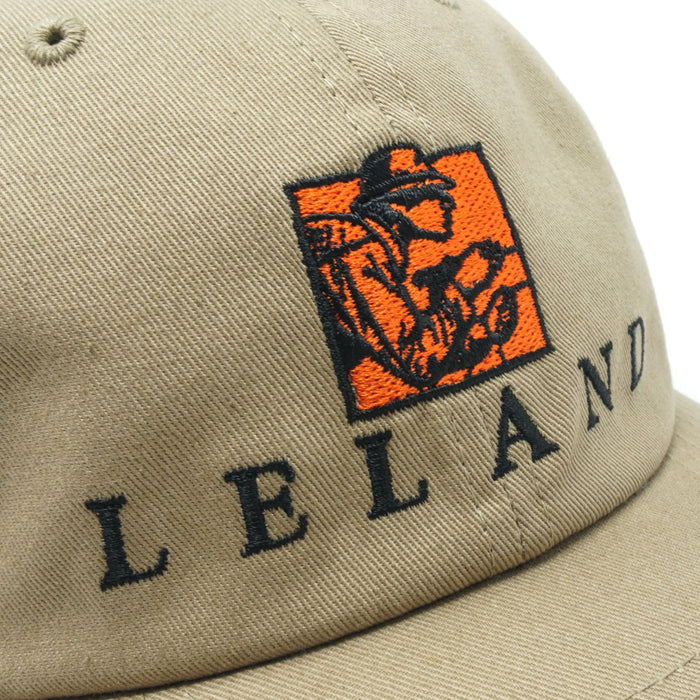 Leland Signature Logo Hat, Driftwood Khaki