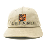 Leland Signature Logo Hat, Driftwood Khaki