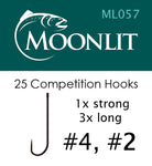 Moonlit ML057 Competition Barbless Hook (25 pack)