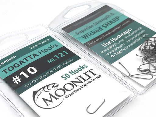 TOGATTA ML121 Premium Barbless Hook (50 pack) TOGATTA ML121 Premium Barbless Hook (50 pack)