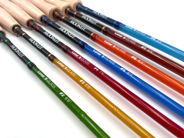 best fiberglass fly fishing rods Moonlit Lunar S-GLASS Fiberglass Fly Rod