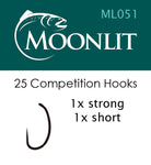 Moonlit ML051 Competition Barbless Hook (25 pack)