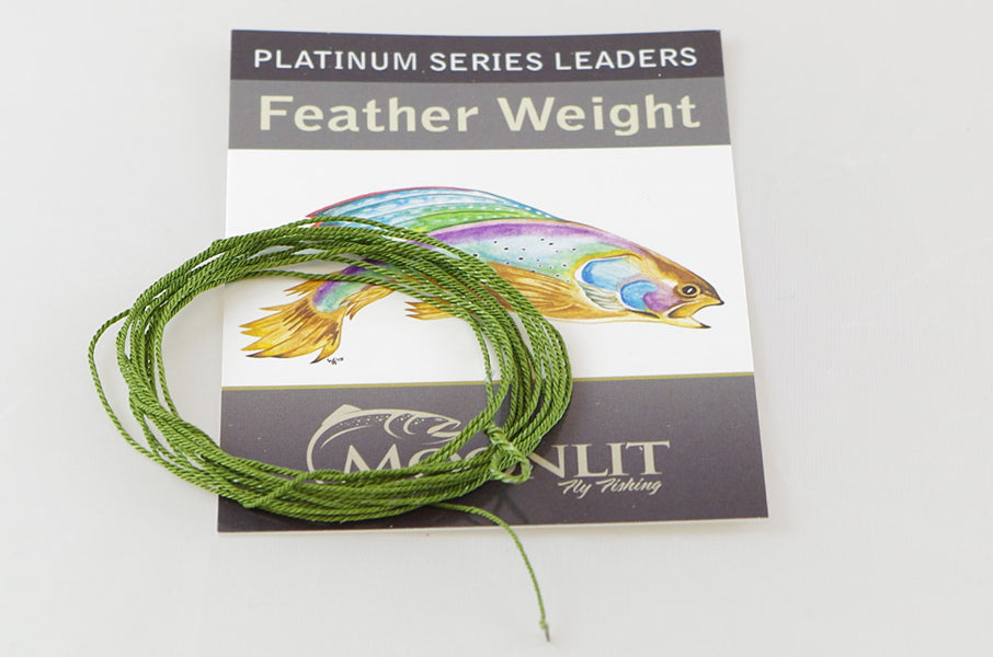 Platinum Featherweight Furled Leader (Light All-Purpose) — Moonlit Fly  Fishing