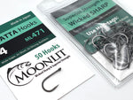 Moonlit TOGATTA ML471 Premium Barbless Hook (50 pack)