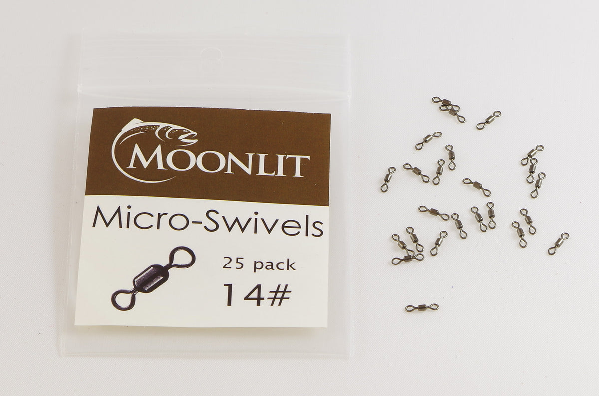 25 Micro-Swivels — Moonlit Fly Fishing