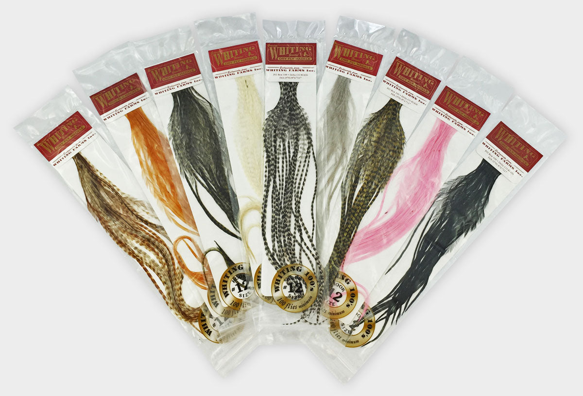 ルアー・フライ Whiting Dry Fly Hackle Pro Grade whiting-100-pack1_1_69396c37-